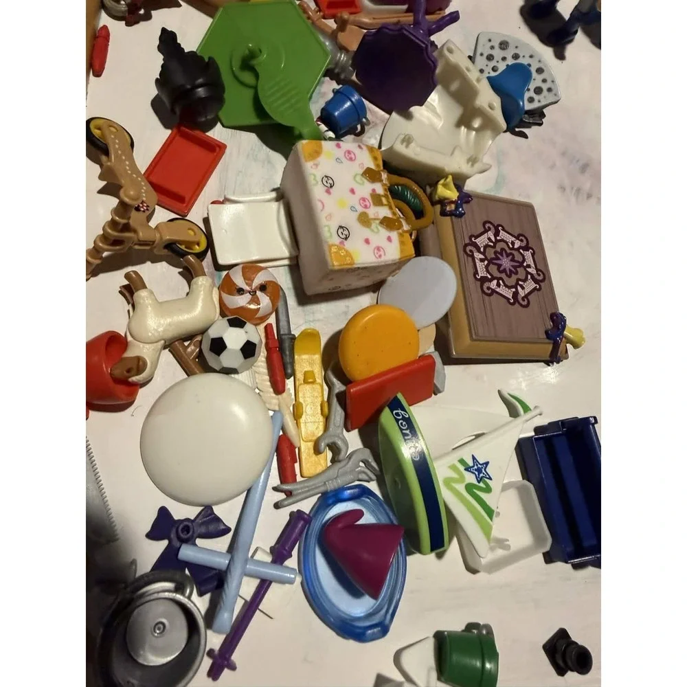 Vintage Playmobil Mixed Lot Figures Accessories Beach Boat Summer Fun Geobra